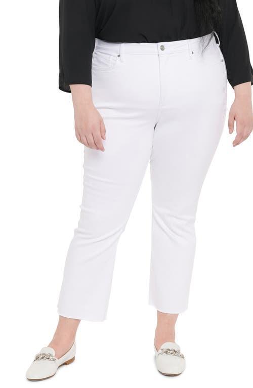 NYDJ Plus Size Slim Boot Ankle Jeans in Optic (Optic ) Women's Jeans Product Image