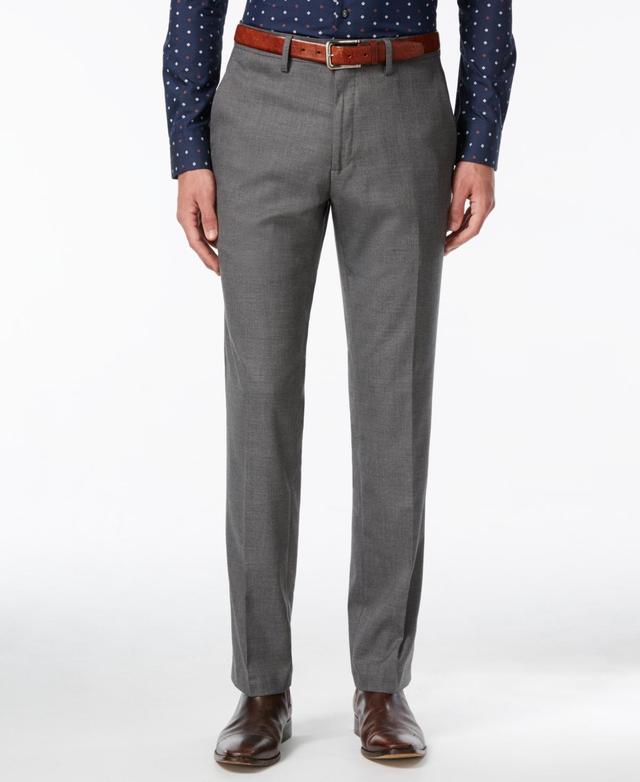 Kenneth Cole Reaction Mens Slim-Fit Stretch Dress Pants, Created for Macys Product Image