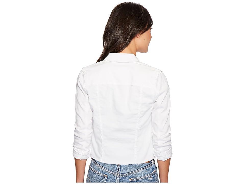 KUT from the Kloth Kara Jean Jacket (Optic ) Women's Clothing Product Image