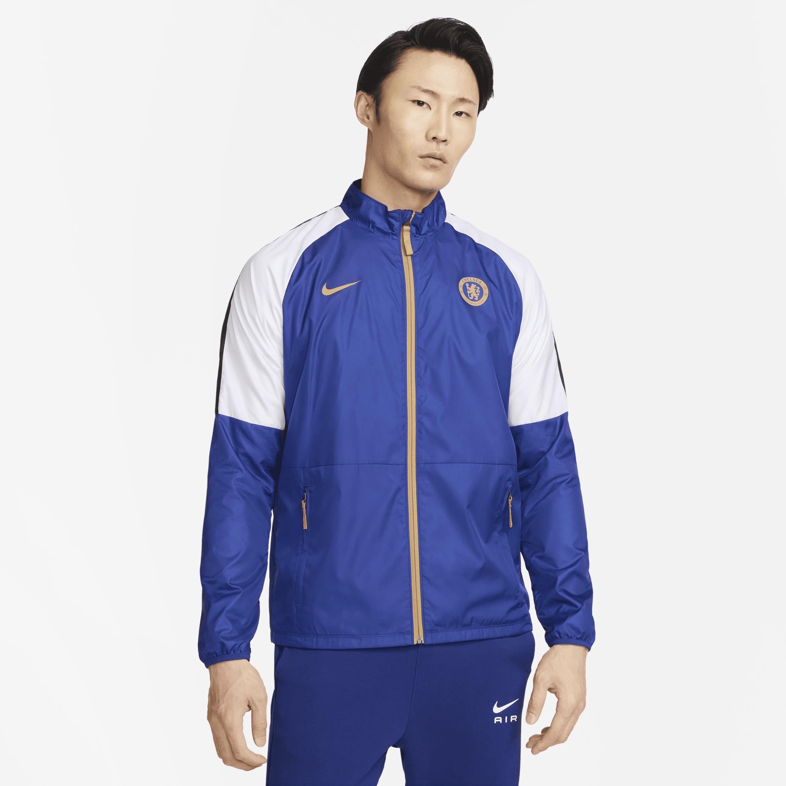 Mens Chelsea Nike Blue 2023/24 Academy Awf Raglan Full-Zip Jacket Product Image