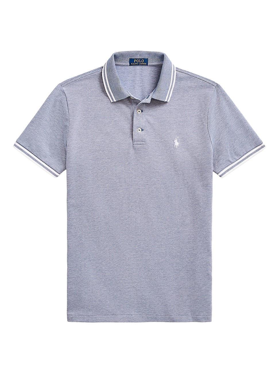 Mens Stretch Mesh Polo Shirt Product Image