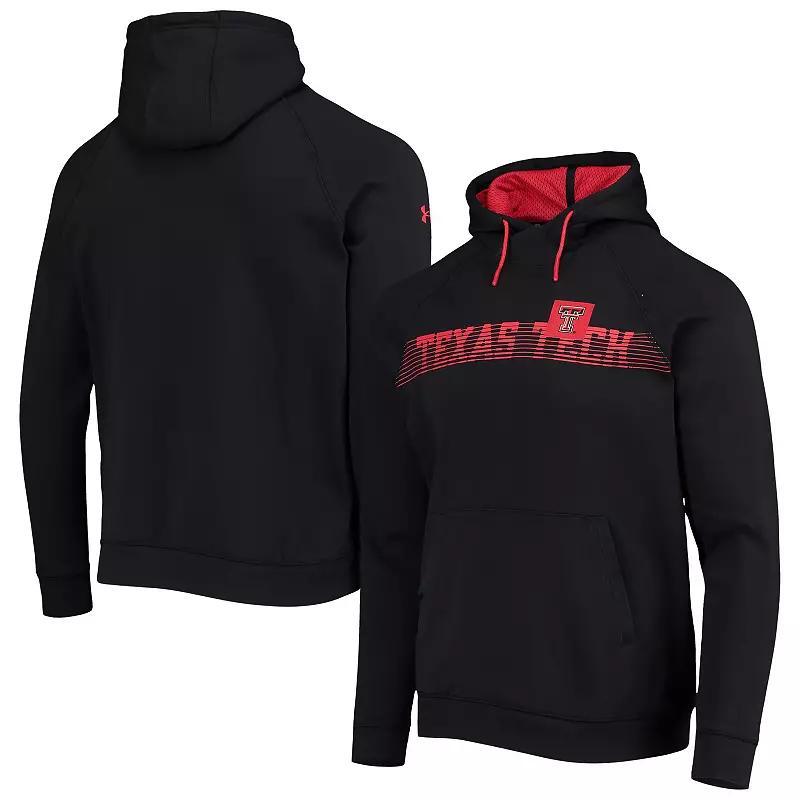 Mens Under Armour Texas Tech Red Raiders 2021 Sideline Fleece Raglan Pullover Hoodie Product Image