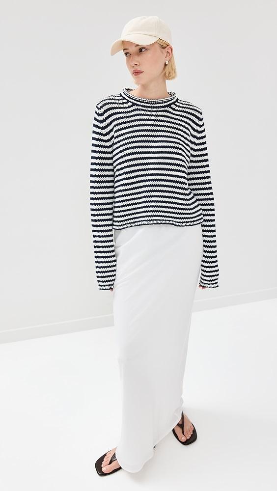 La Ligne Fine Stripe Mini Marina Sweater | Shopbop Product Image