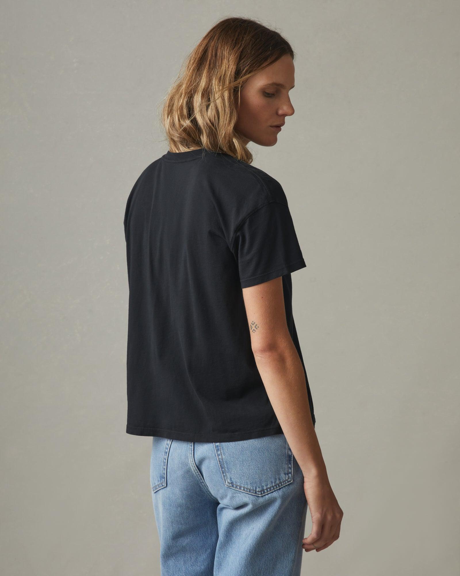 Classic Relaxed Crew Tee - Black Female Product Image