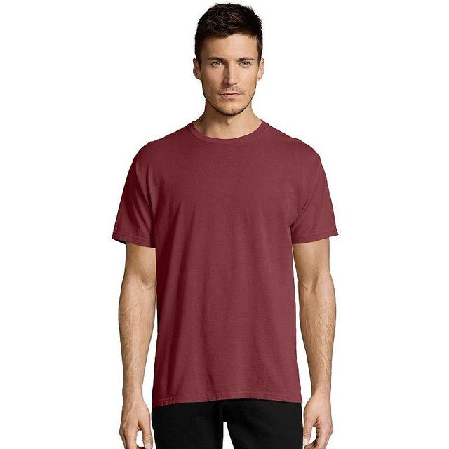 Mens Hanes ComfortWash Garment-Dyed Tee Red Product Image