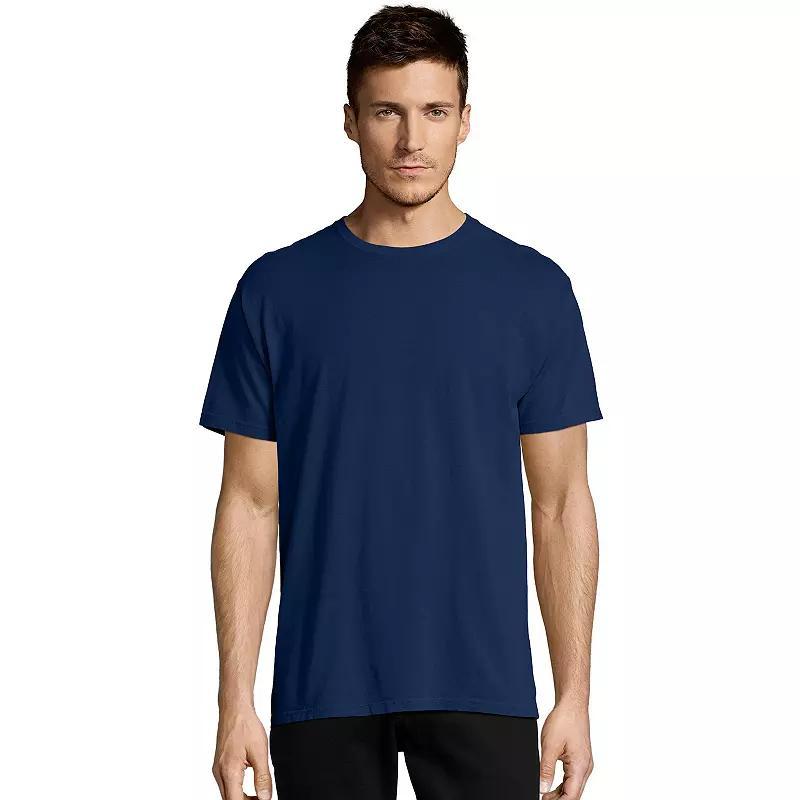 Hanes Mens Garment Dyed Cotton T-Shirt Spanish Moss 2XL Product Image