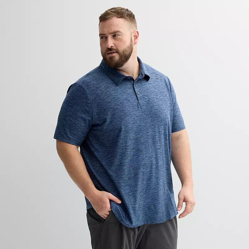 Big & Tall FLX Wander Polo, Mens Blue Product Image