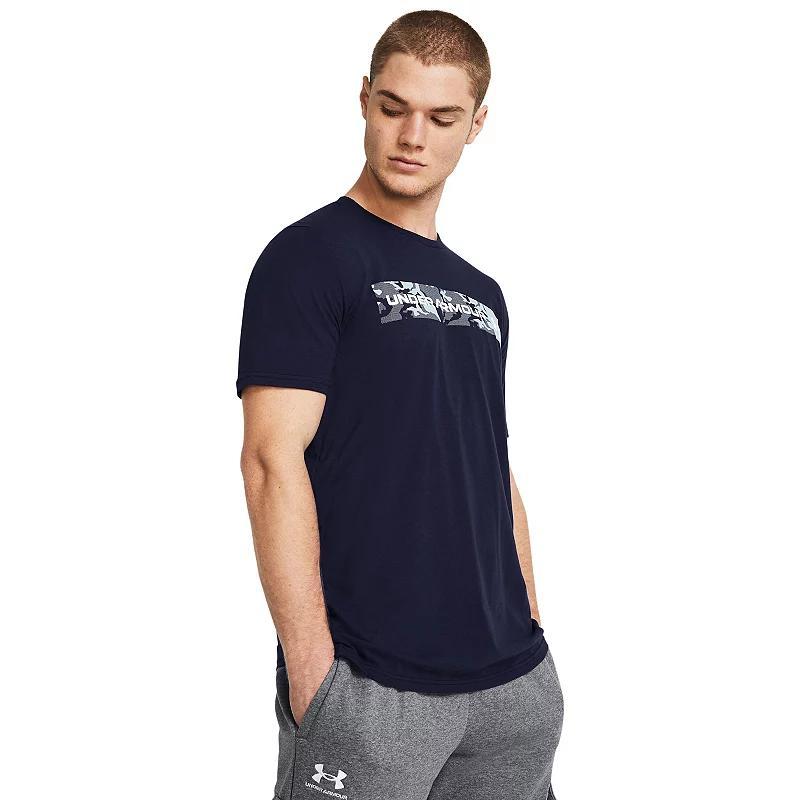 Mens Under Armour Camo Chest Stripe Tee Product Image