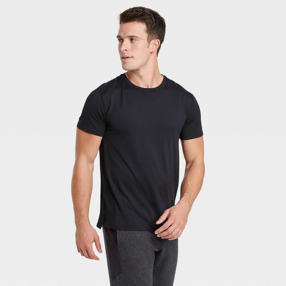 Mens Short Sleeve Performance T-Shirt - All In Motion Black XXL Product Image