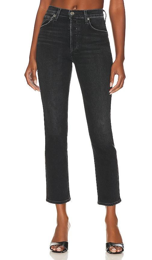 AGOLDE Riley High Waist Straight Leg Jeans Product Image