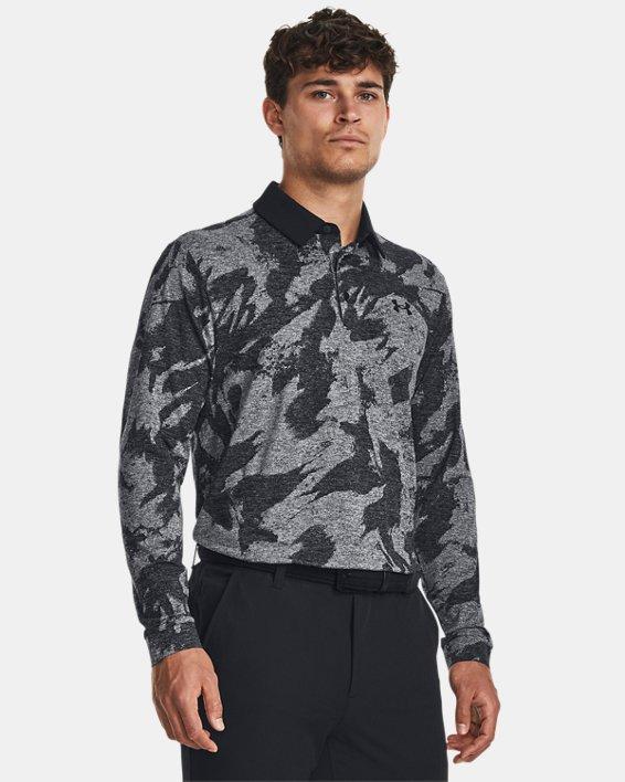 Men's UA Playoff Jacquard Long Sleeve Polo Product Image