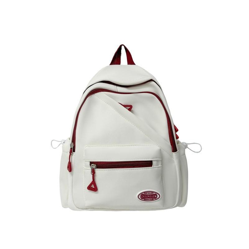 Lettering Multi-Pocket Backpack Product Image