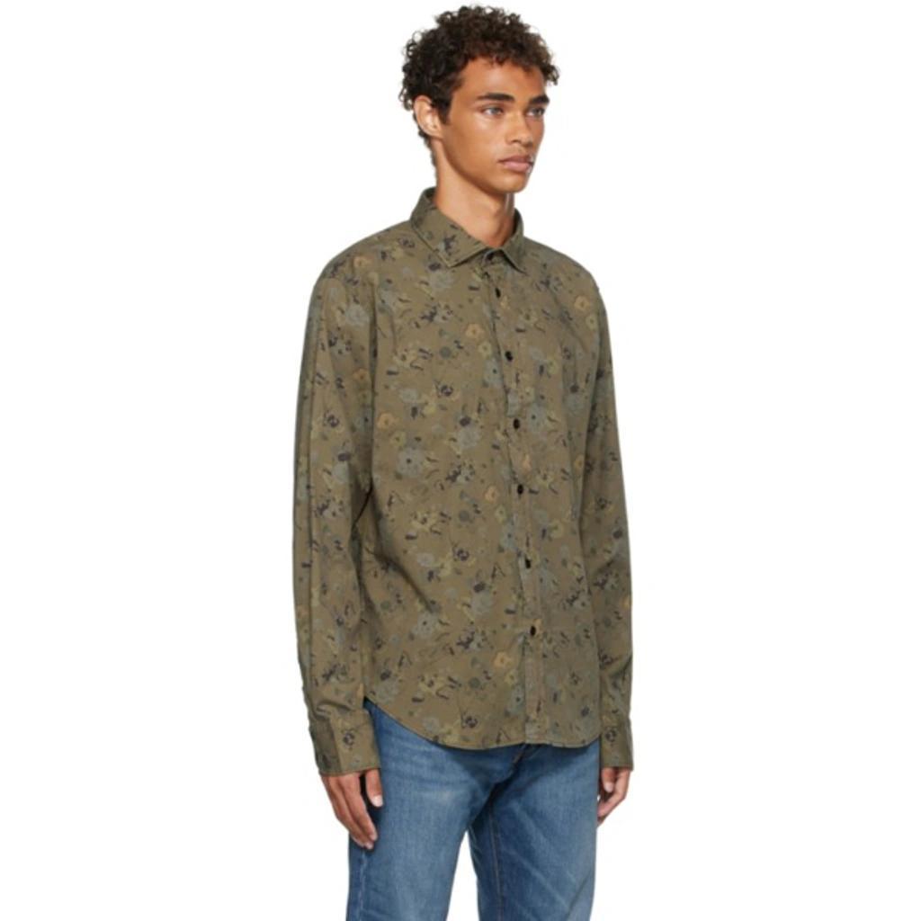 Pursuit Rove Button-up Shirt In Armyfloral Product Image