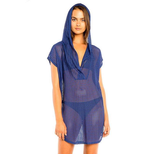 Womens Jordan Taylor Sheer Tunic Swim Cover- Product Image