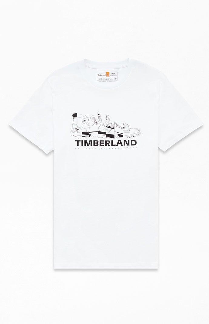 Timberland Mens Organic Spliced Boots T-Shirt Product Image