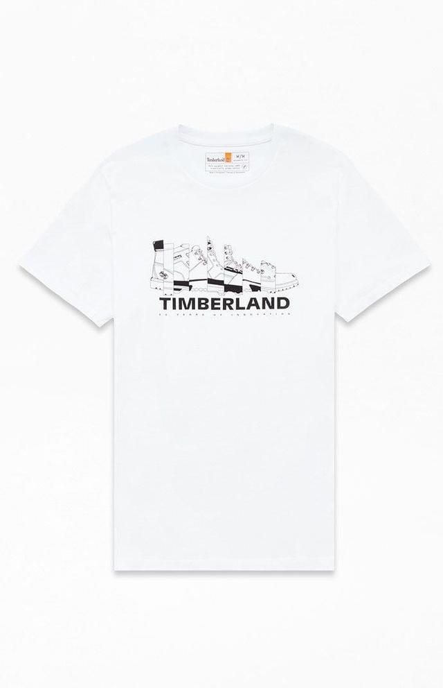 Timberland Mens Organic Spliced Boots T-Shirt Product Image