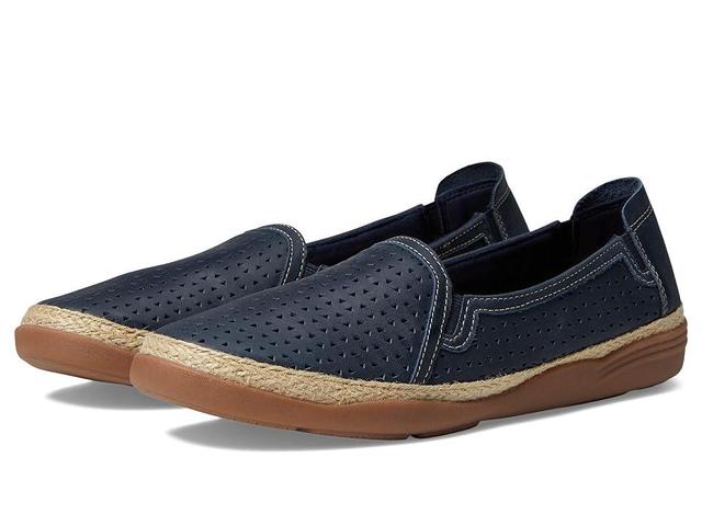 Clarks Elaina Ruby (Navy Leather) Women's Shoes Product Image