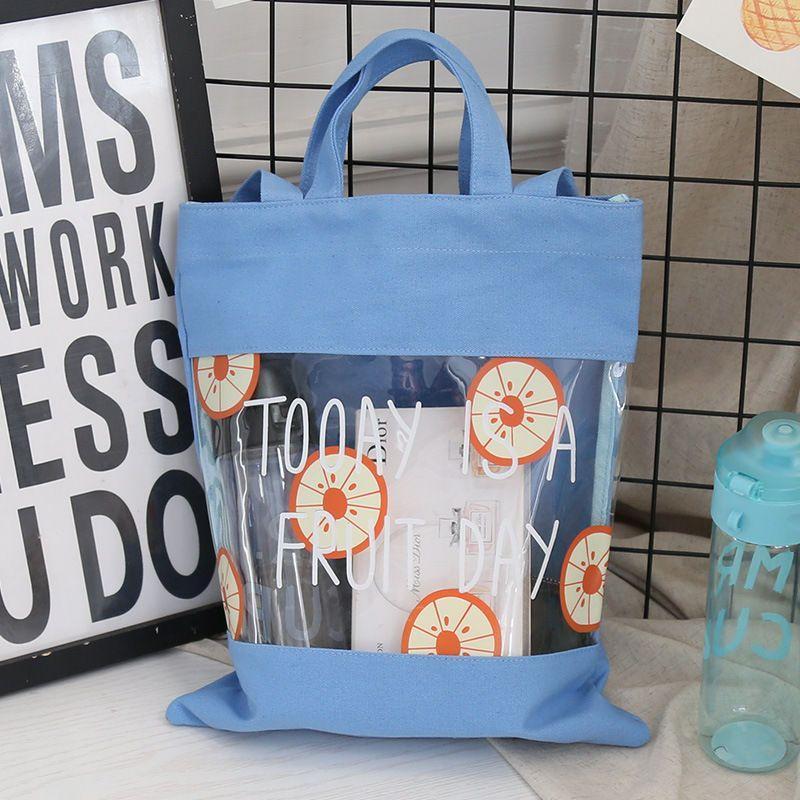 Clear Panel Shopper Bag Product Image