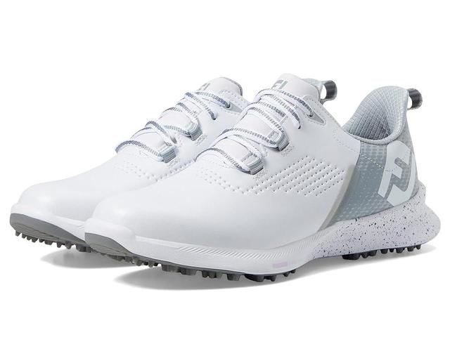 FootJoy FJ Fuel Golf Shoes Grey/Lilac) Women's Shoes Product Image