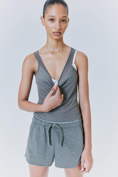 Sheer Ribbed Tank Top Product Image