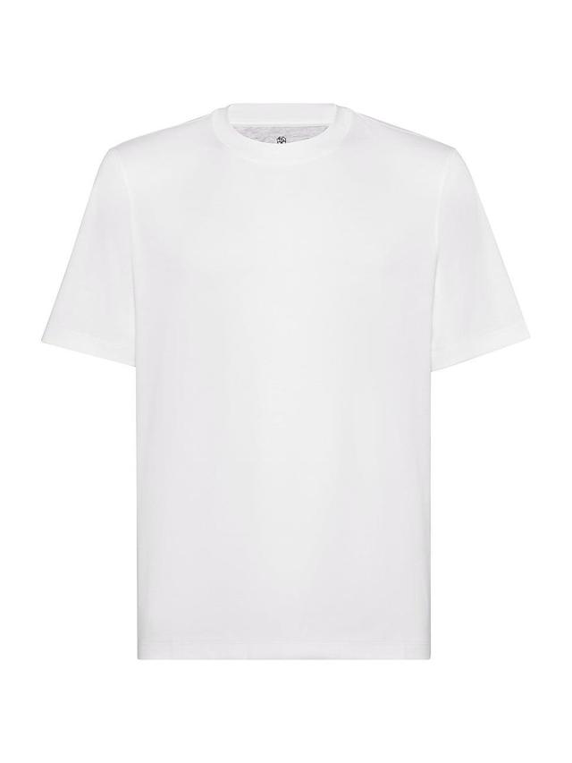 Mens Cotton Jersey Crew Neck T-Shirt Product Image