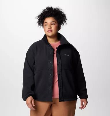 Plus Size Columbia Cloud Point Snap Fleece, Womens Product Image