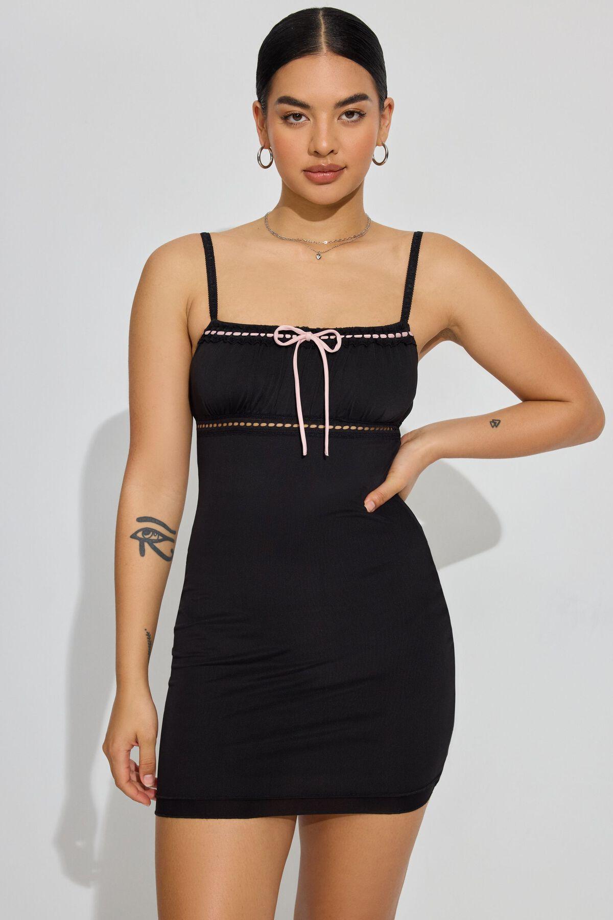 Kassidy Mesh Mini Dress Product Image