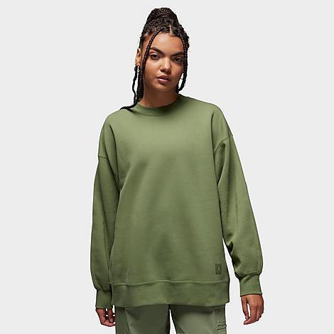 Women's Jordan Flight Fleece Crewneck Sweatshirt Product Image