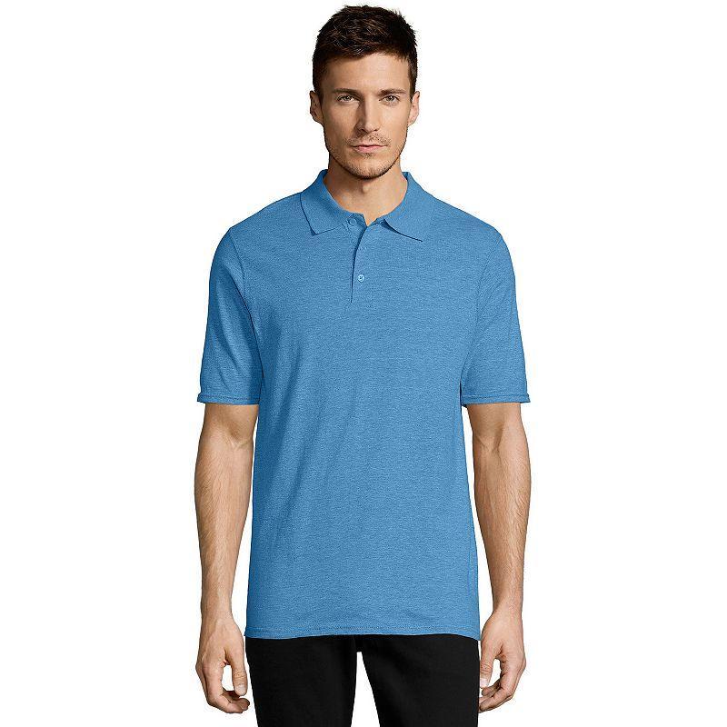 Mens Hanes X-temp Jersey Polo Product Image