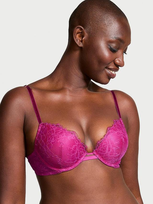 Rose Lace Push-Up Bra Product Image