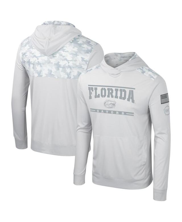 Mens Colosseum Gray Florida Gators Oht Military-Inspired Appreciation Long Sleeve Hoodie T-shirt Product Image