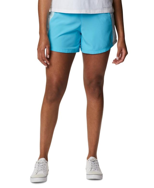 Columbia Womens Hike Colorblocked Shorts Product Image