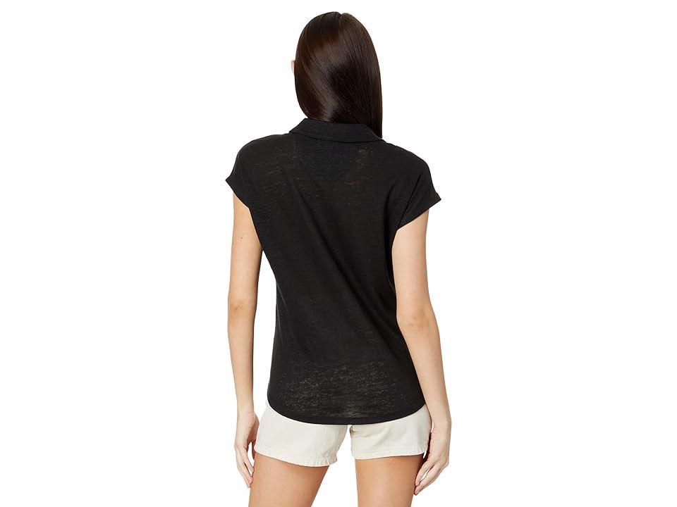 Tommy Bahama Linnea Johnny Collar SS Tee Women's Clothing Product Image