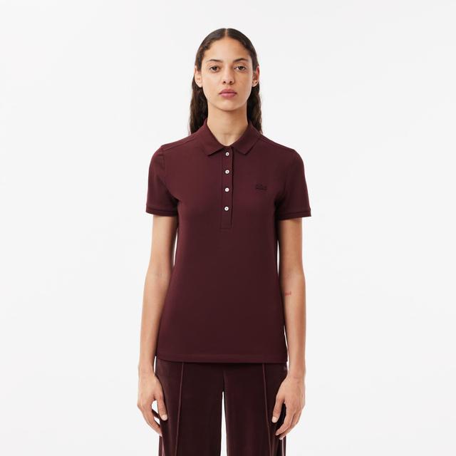 Women's L.12.D Slim Fit Stretch Mini Piqué Polo Product Image