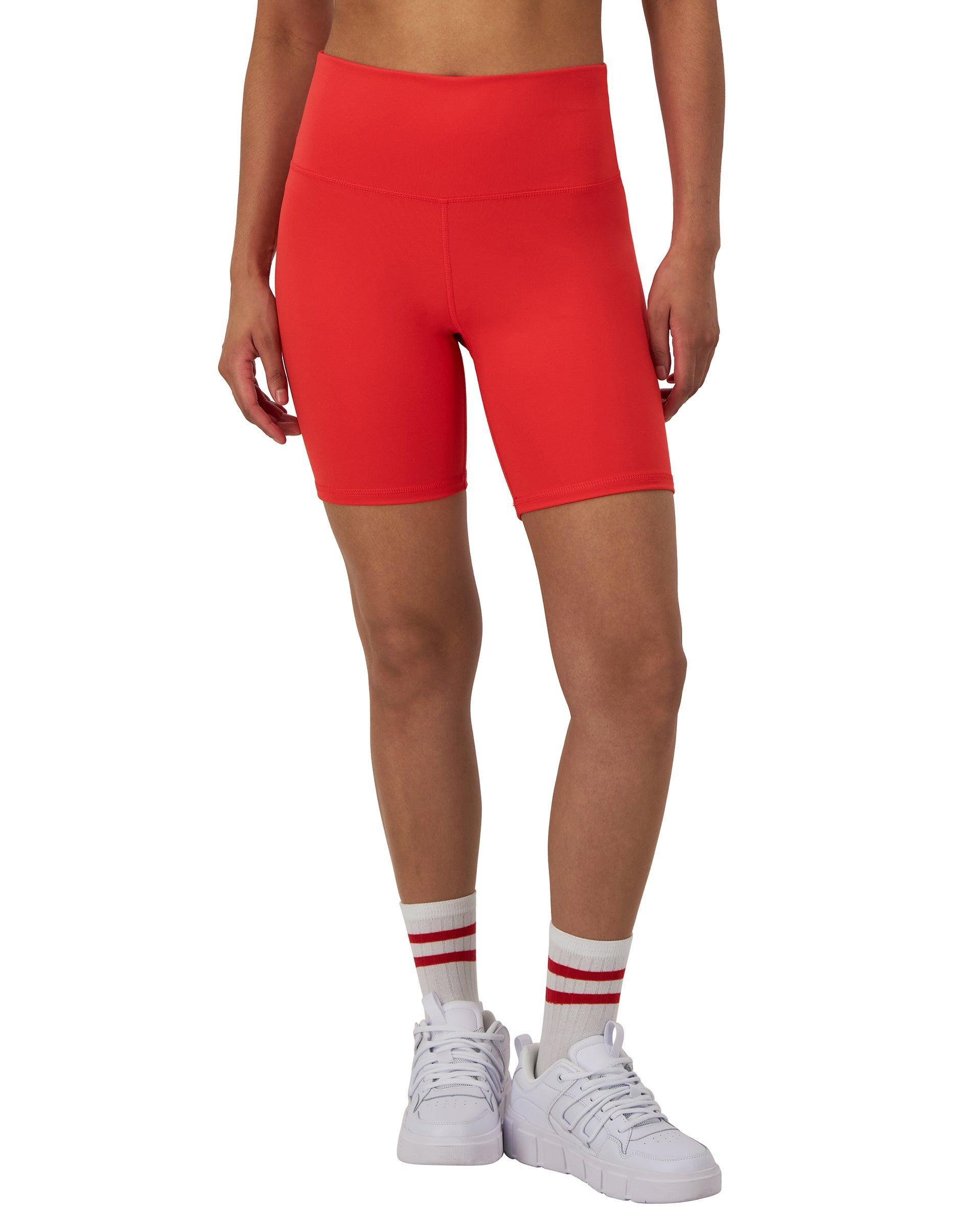 Womens Champion Soft Touch Bike Shorts, C Logo, 7 Cardinal M Product Image