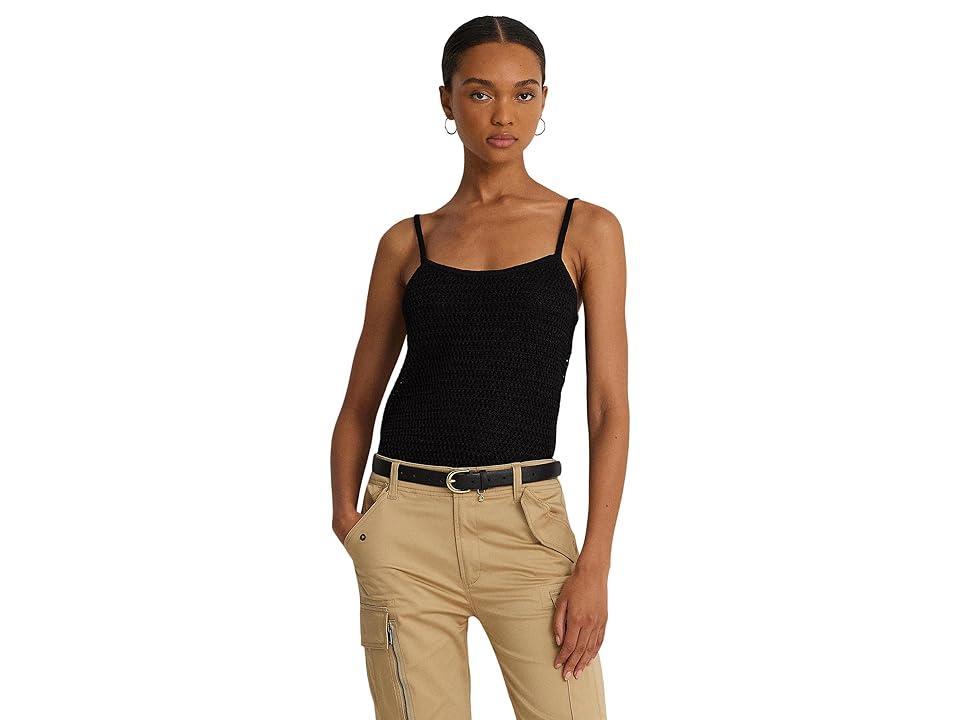 LAUREN Ralph Lauren Linen-Blend Sweater Tank Top Women's Sweater Product Image