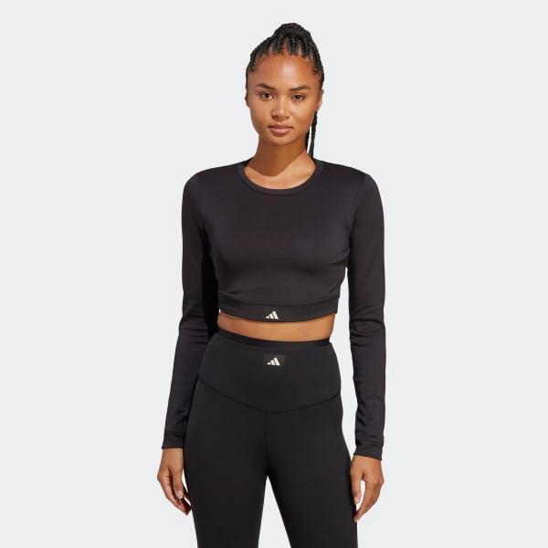 Sports Club Long Sleeve Crop Tee Product Image