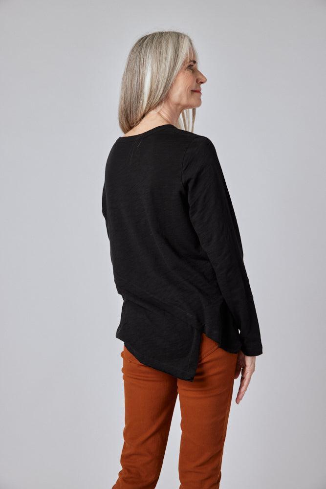 Inner Glow Asymmetric Long Sleeve Top Product Image