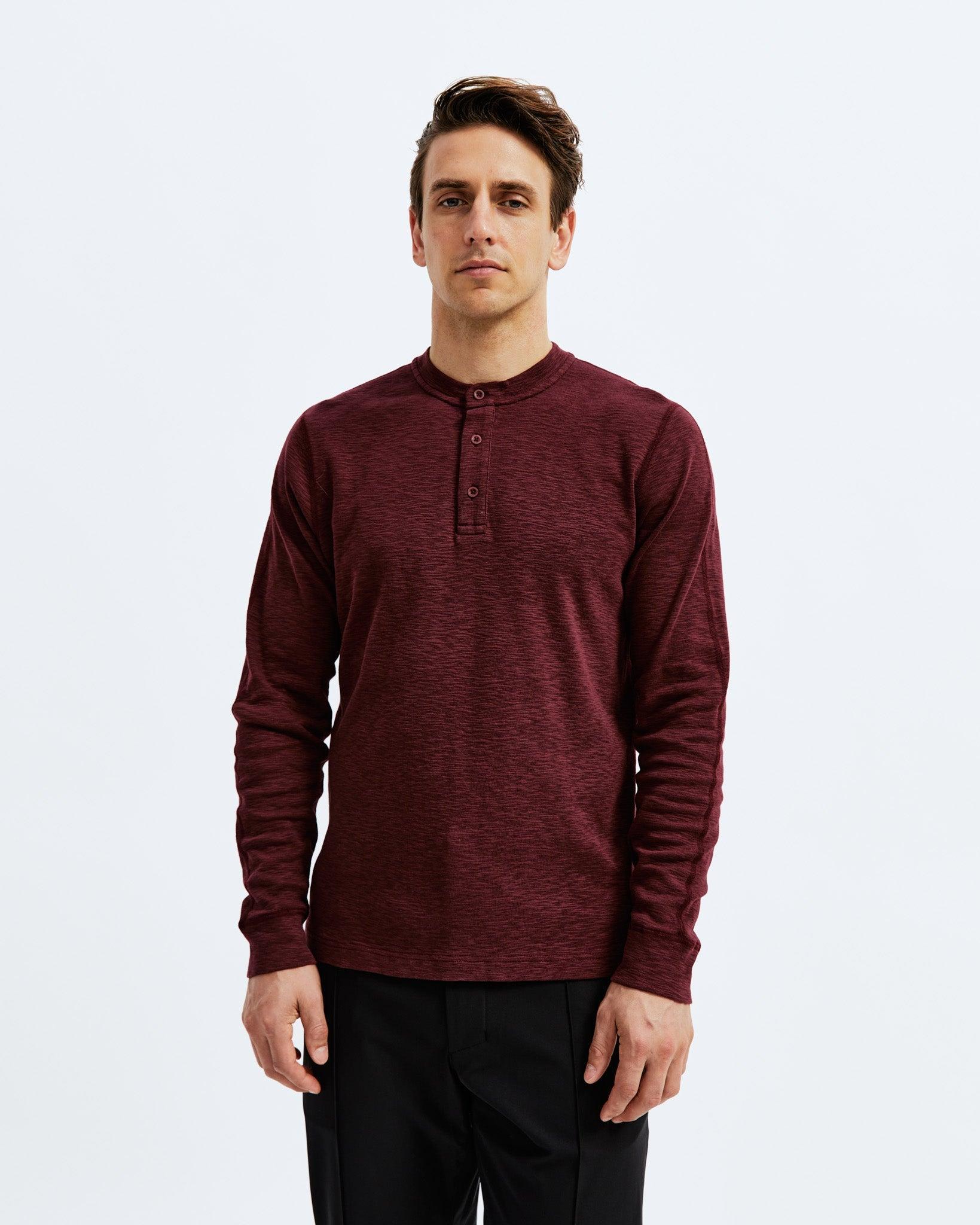 1x1 Slub Henley Male Product Image