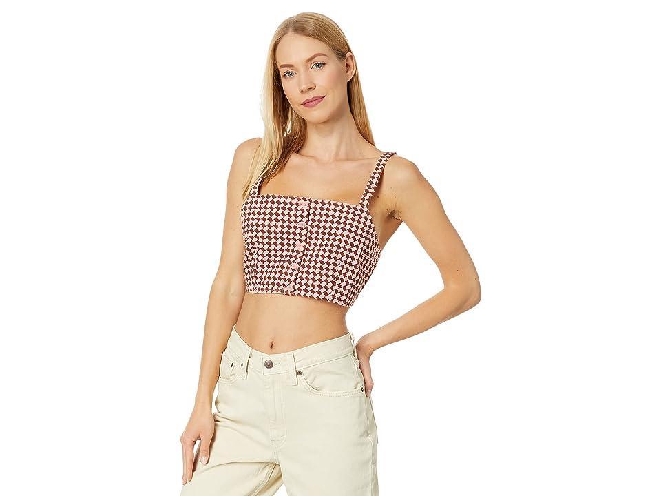 Levi's(r) Premium Nadia Crop Top (Cherry Mahogany) Women's Clothing product image