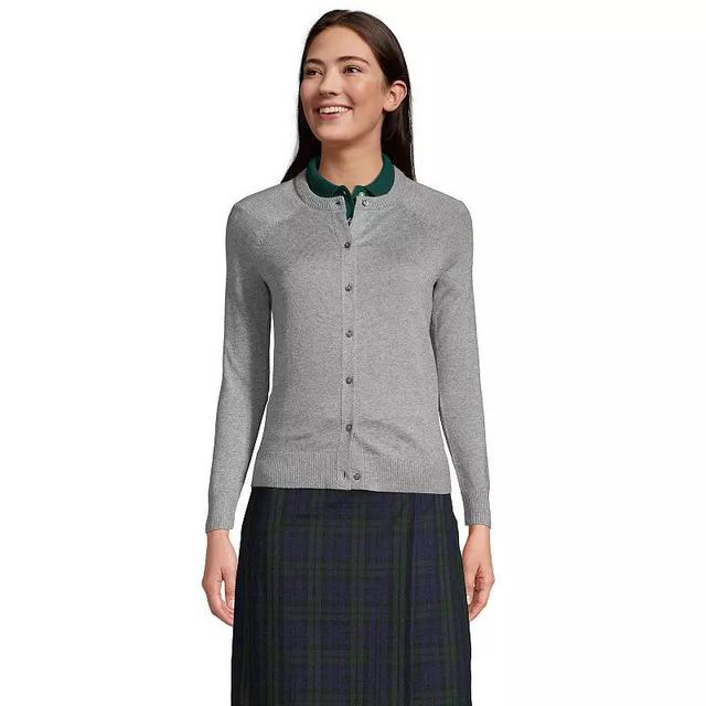 Womens Lands End Cotton Modal Cardigan Sweater Product Image