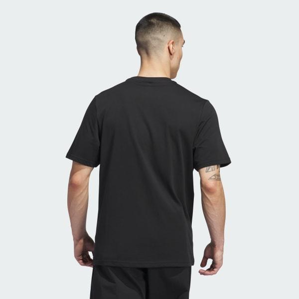 adidas Dill Graphic Tee Black M Mens Product Image