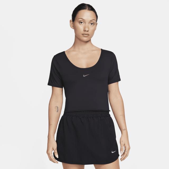 Nike Women's One Classic Dri-FIT Short-Sleeve Cropped Twist Top Product Image