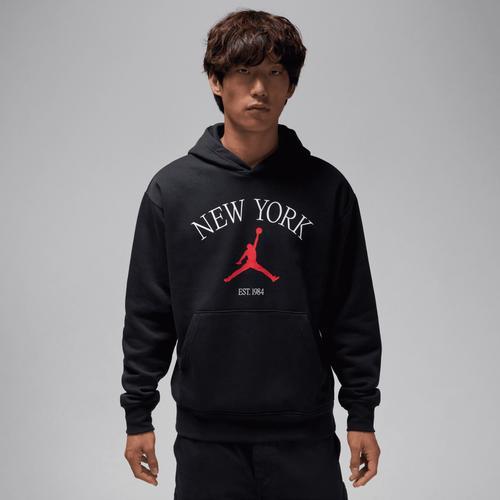 Jordan Mens Jordan NY City HBR Pullover Hoodie - Mens Carbon Heather Product Image