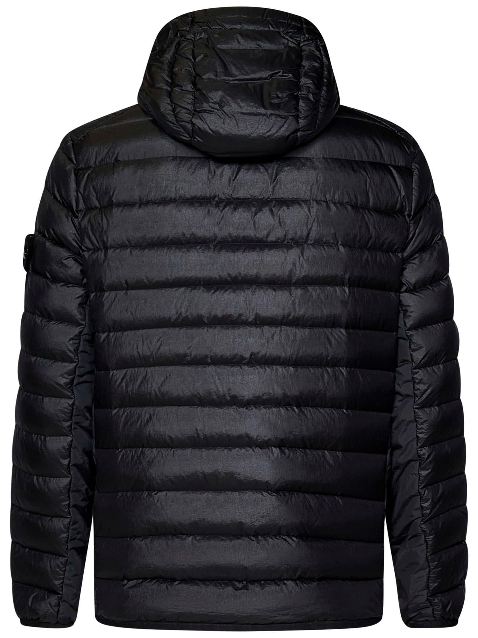 STONE ISLAND Padded Jacket In Black Product Image