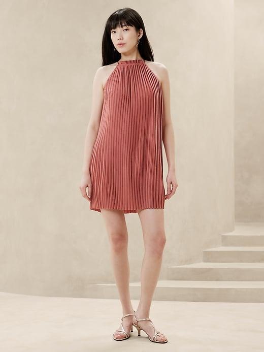 Pleated Mini Dress Product Image