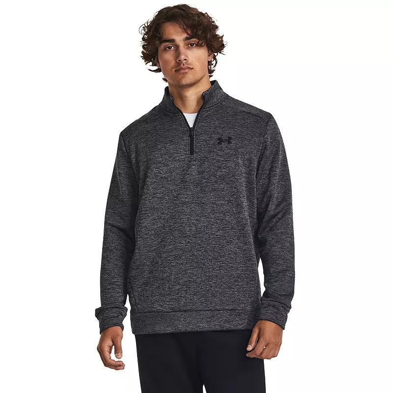 Mens Under Armour Twist Fleece Pullover Dark Red Product Image