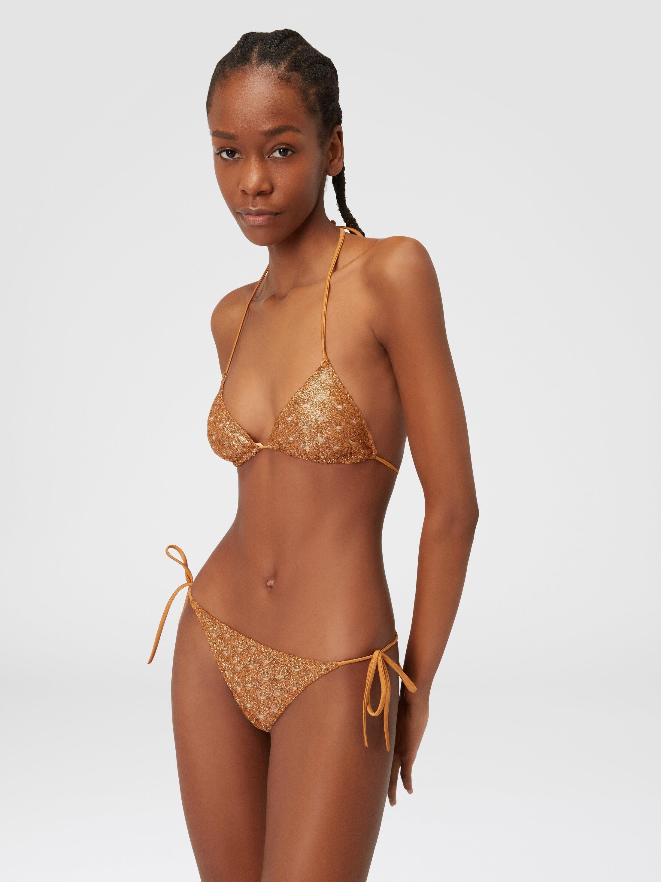 Lace-effect bikini with lining Product Image