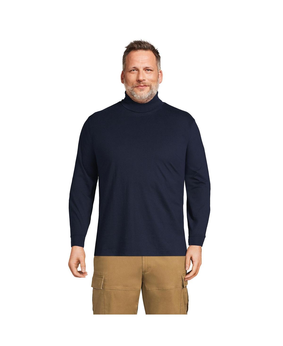 Big & Tall Lands End Super-T Classic-Fit Turtleneck, Mens Product Image