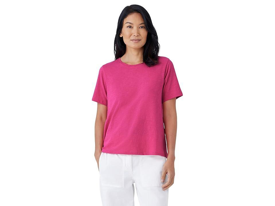 Eileen Fisher Crewneck Organic Cotton Top Product Image